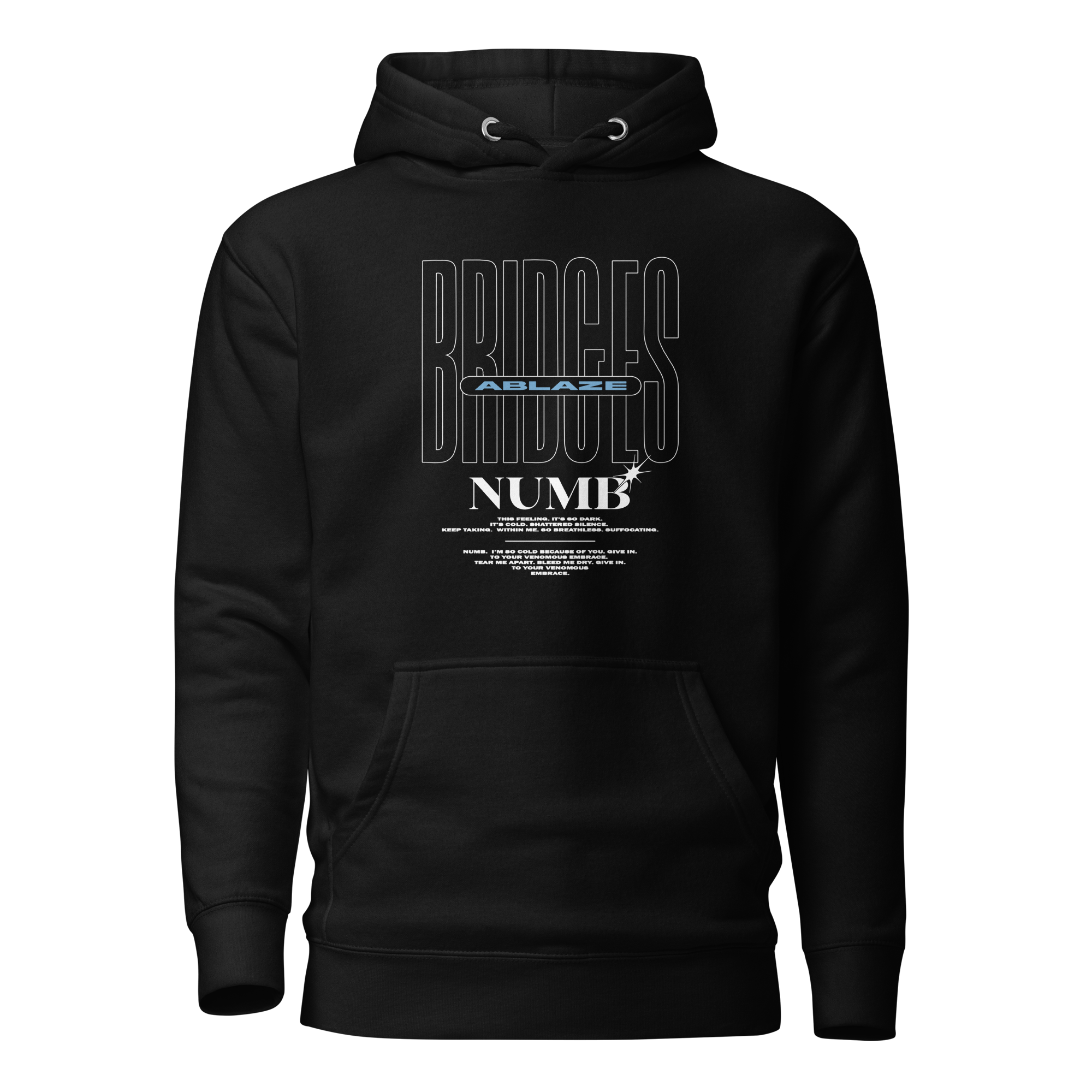 Numb Standard Unisex Hoodie – Bridges Ablaze